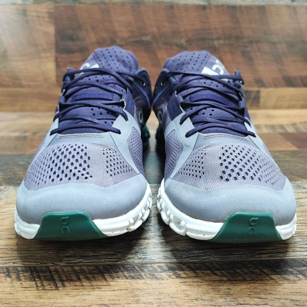 On Women’s Cloudflow Purple Mesh Lace Up Running Shoes Size 9 - Picture 2 of 8